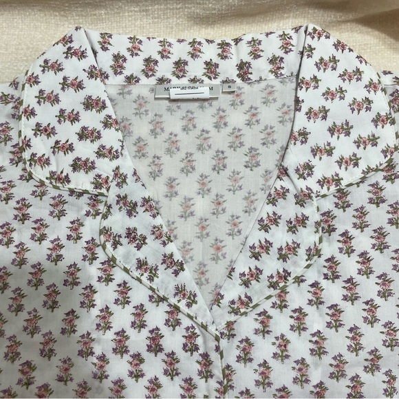 Mark & Graham Boho Woman Floral Pajama set Size S 100% Indian Cotton - Picture 4 of 16